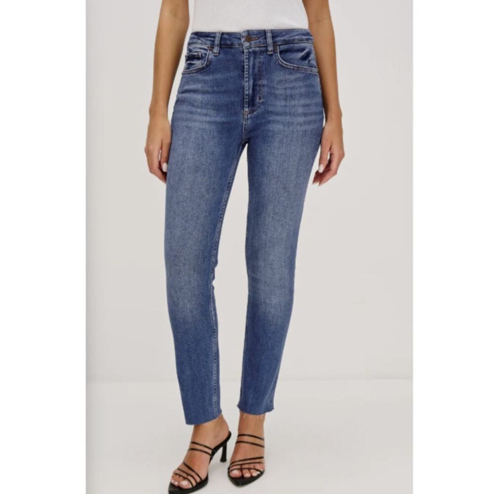 Rails Larchmont High Rise Skinny Jeans Stretch Blue Denim Womens 32